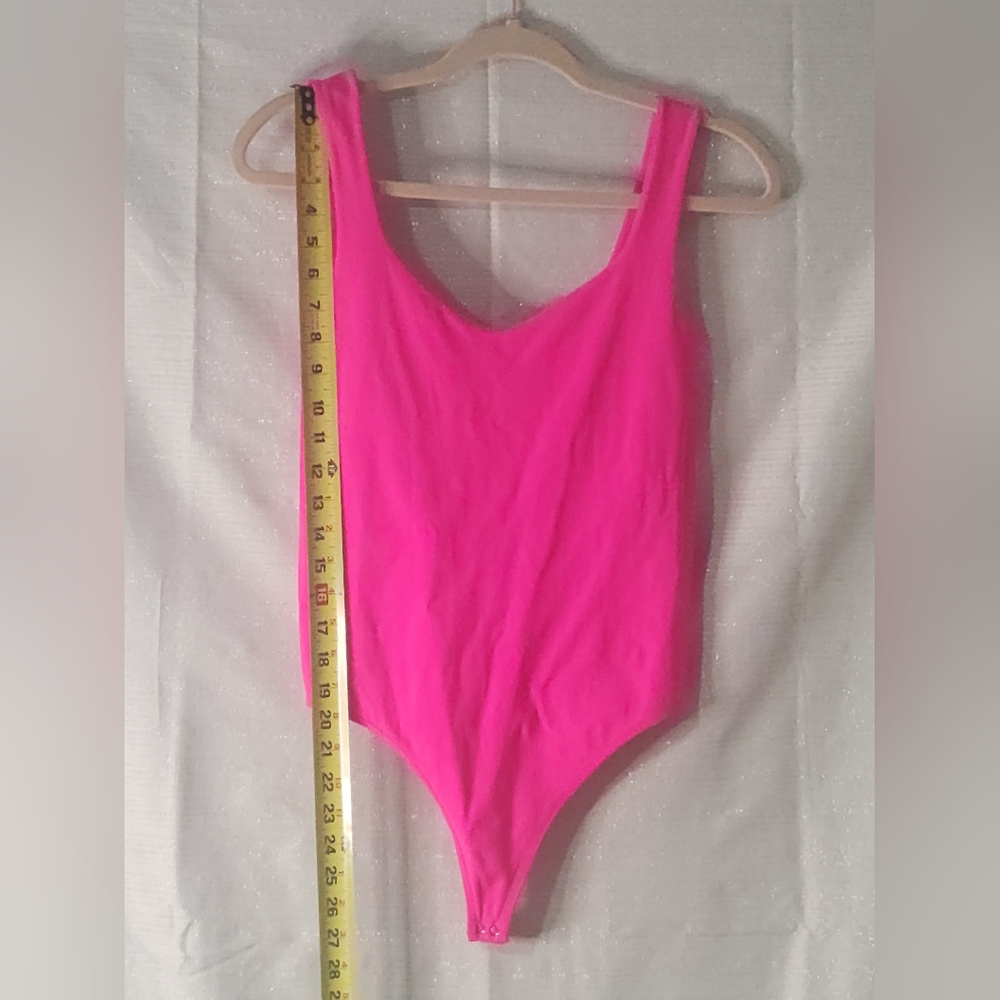 FREE PEOPLE INTIMATELY Pink Women's One-Piece Swimsuit SIZE M-L - Picture 6 of 9
